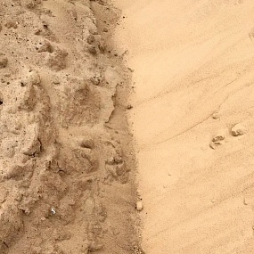 Песок карьерный навалом