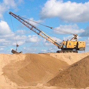 Песок намывной - основание под бетон сеяный